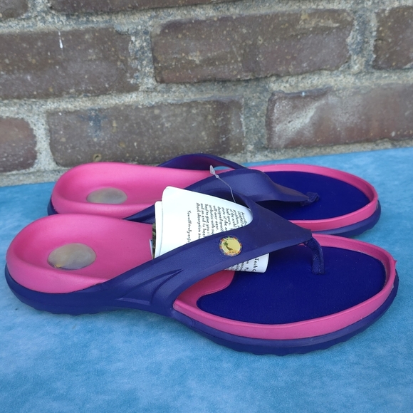 Hawaiian Jellys Slide Flip Flop Flat Sandals Women's Sz 9 - Picture 2 of 9
